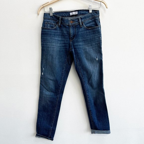 LOFT Relaxed Skinny Jeans in Vintage Wash - Picture 2 of 15